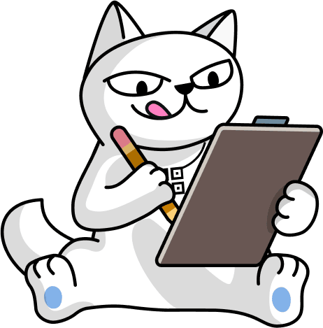 cat with tablet